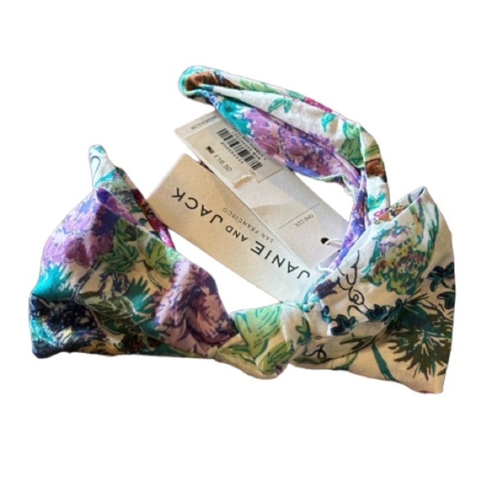 JANIE and JACK FLORAL BOW HEADBAND